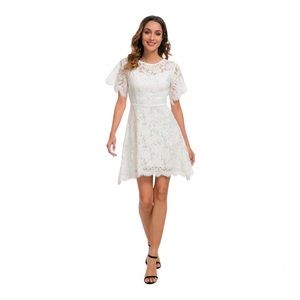 Womens White Lace Dress Size XL